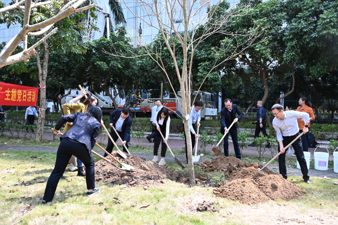 “植”此青綠 共“樹”未來——風華高科積極開展“愛綠植綠護綠興綠”植樹活動