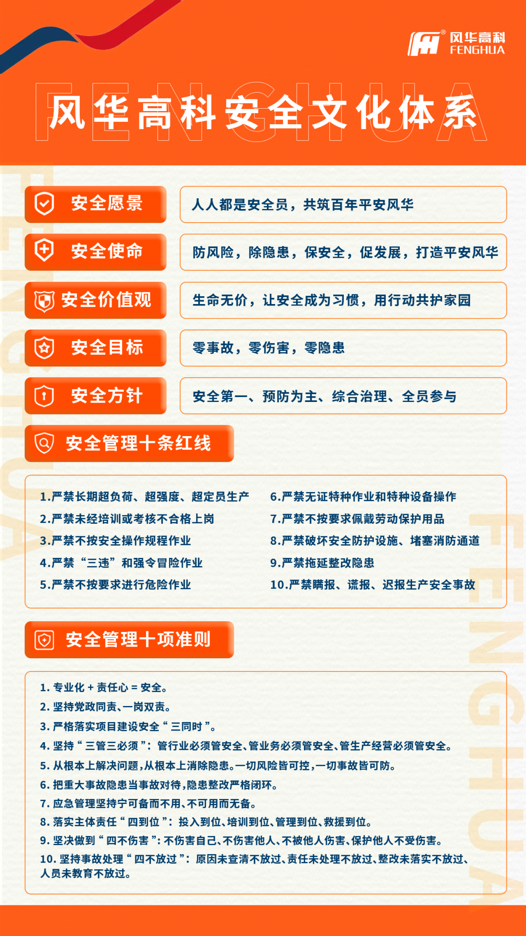 風華高科發布首版安全文化體系：筑牢安全根基，護航百年風華