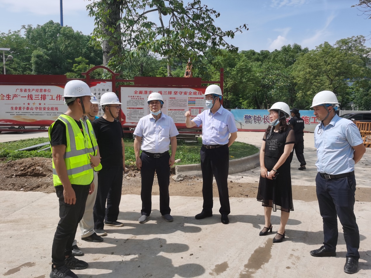 劉偉董事長帶隊檢查祥和工業園