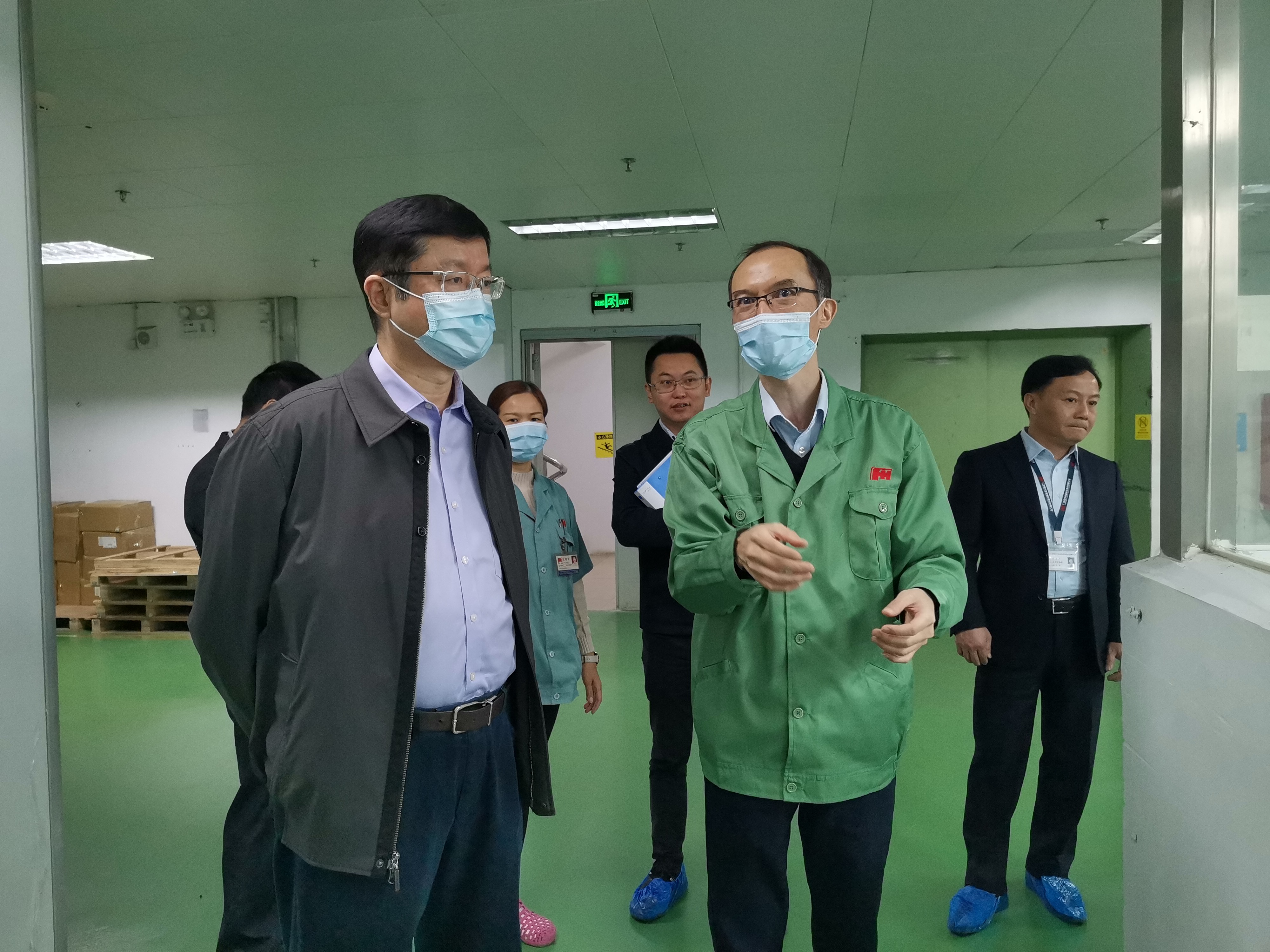 風華高科董事長劉偉帶隊到端華、電感分公司調研