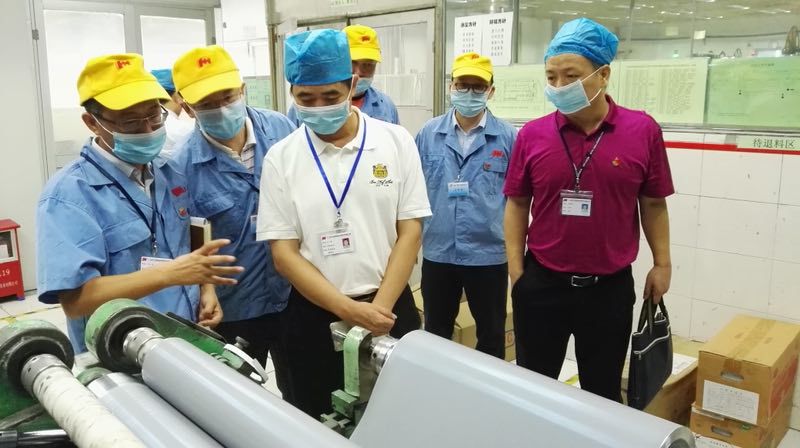 風華高科黨委書記、董事長王廣軍深入利華、正華（高要正華）公司調(diào)研