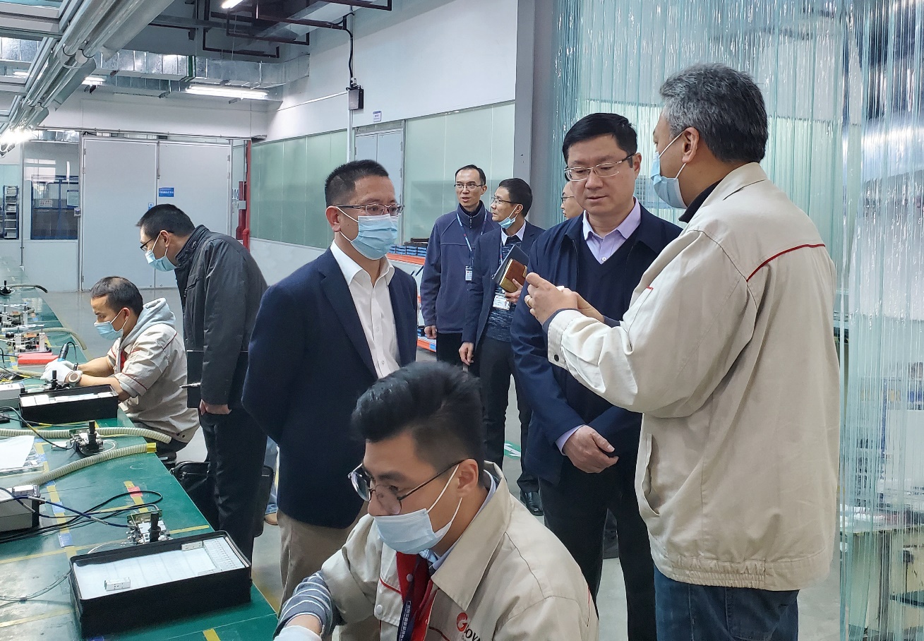 風華高科劉偉董事長帶隊調研電子工程、國華公司